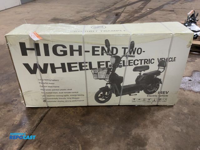Lot 2-42110 - New SDLANCH IREV Electric Scooter, Battery Operated, Steel Frame, Painted Plastic Shell, LED Running...