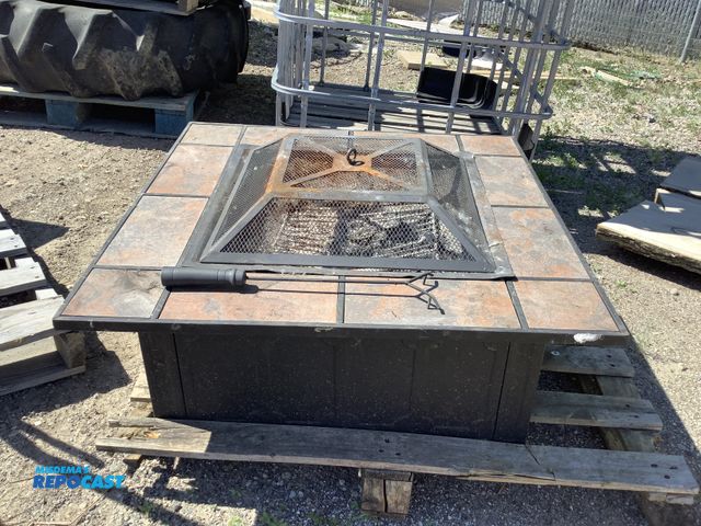Lot 2-76364 - Square Wood-burning Fire Pit measuring 34” x 34” x 14”