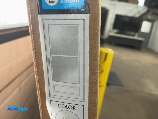 Lot 2-23343 - Andersen 400 Series Self-Storing Storm Door with One-Hand Retractable Insect Screen, 32” Width, 80” ...