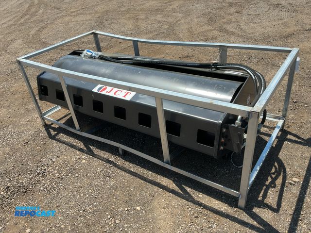 Lot 2-44581 - New JCT 73” Vibratory Roller Skid Steer Attachment, Universal Quick Attach, 73” Wide Roller, Has Thr...