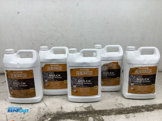 Lot 2-93277 - Lot of (5) 1gal. bottles of Rust-Oleum Renovator Mulch Color Refresh - Brown