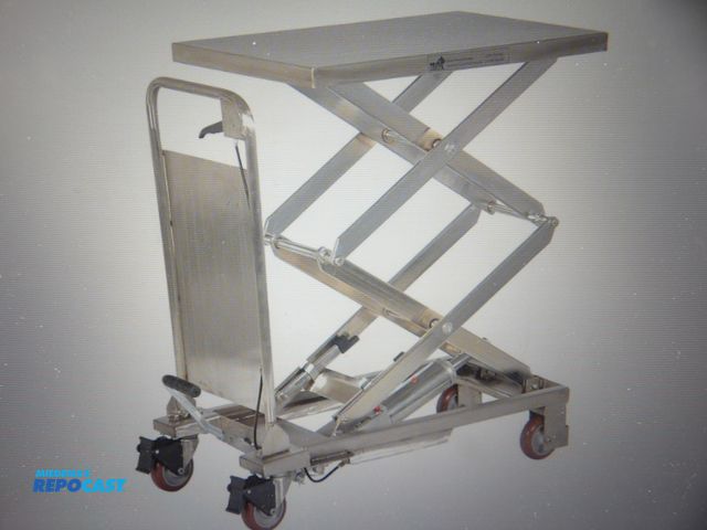 Repocast.com - Lot 2-53160 - New Stainless Steel Hydraulic Scissor Lift ...