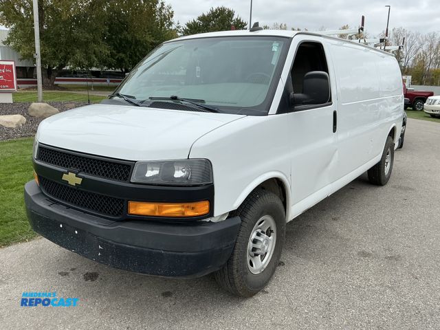 Lot 2-44672 - 2019 Chevrolet Express G3 Extended Cargo Van RWD