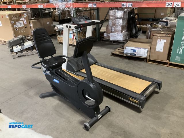 Lot 2-92512 - Lot of (2) Exercise equipment.  (1) tectrix Model: BikeMaxR exercise bike ( missing power cable) &am...