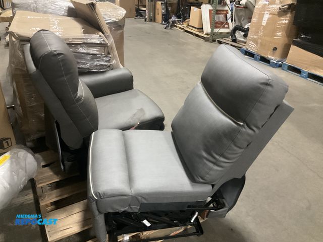 Lot 2-67088 - (2) Recliner Sofa Chairs, one has a rip in the side