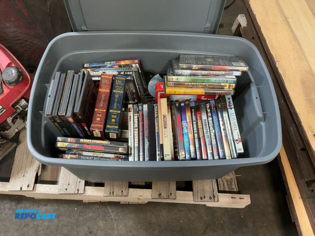 Lot 2-32897 - Tub of Assorted DVDs, including The Lord of the Rings special extended edition (2&amp;3), Iwo Jima, ...