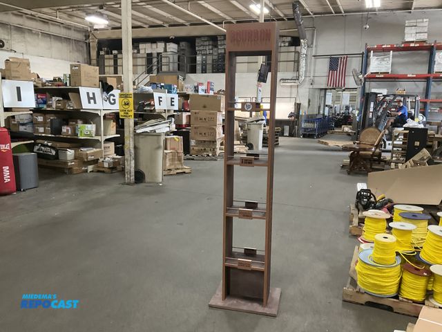 Lot 2-91088 - Wooden Bourbon Brilliance Shelf
