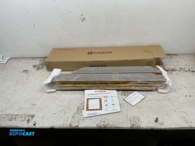 Lot 2-19945 - Folkor 18” x 24” WAF DIY-9249 Gold Picture Frame