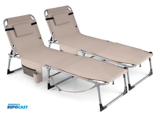 Lot 2-27122 - (2) Costway NP13351 Folding camping cots
