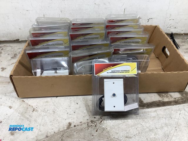 Lot 2-27318 - Lot of (16) JR Products interior/exterior TV installation kits