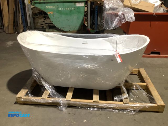 Lot 2-79998 - Vanity Art White Plastic  Plastic Bath Tub with various parts
