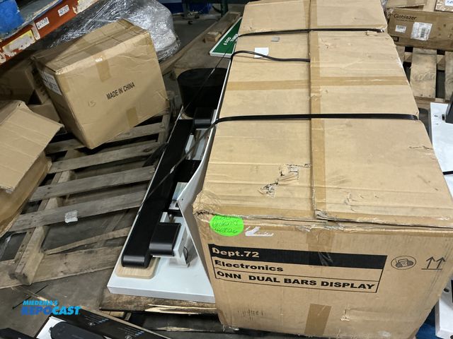 Lot 2-23947 - Skid of Speakers including Vizio Surround Sound System, Sony SRS-XB100 Portable Speaker, and Onn Dua...
