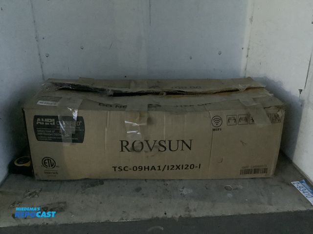 Lot 2-93410 - ROVSUN TSC-09HA1/I2XI20-I Window AC Unit PARTIAL Set of 2-Zone 9,000+9,000 20,000 SEER 2 Mini Split ...