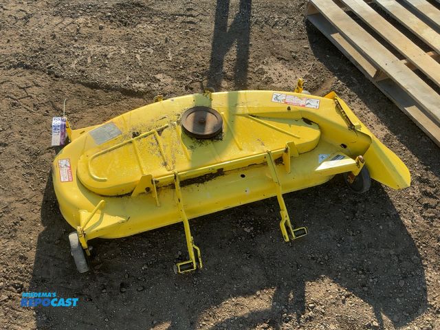 Lot 2-30471 - John Deere 50" Mower Deck, S/N: M01013X118887, has hole, turns by hand
