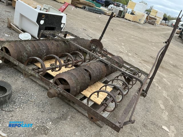 Lot 2-17407 - Dunham Culti- Mulcher in good original condition. Heavy duty, pull type, double roller packer. Has t...