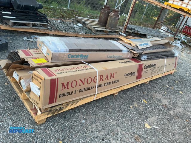 Lot 2-33104 - Pallet of double dutchlap rough cedar finish siding