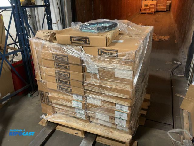 Lot 2-67267 - Skid of (54) Panduit OM4 24 Fiber Small Diameter Indoor Trunk Cable Assemblies.
