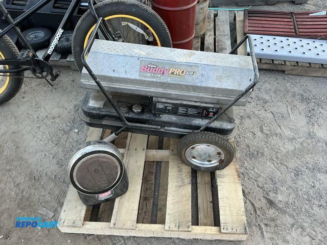 Lot 2-69015 - Skid Lot of Mr. Heater Buddy PromAir Heater MODEL TS175KT with Coleman PowerCat Portable Heater, unt...