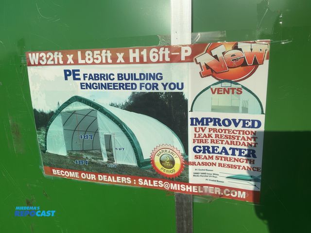 Repocast.com - Lot 2-43601 - New Suihe 32'W x 85'L x 16'T PE Fabric ...