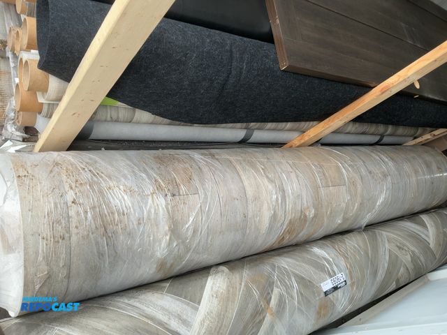 Lot 2-93704 - One Large Roll of Lino Approximately 101” Wide, Length is Unknown