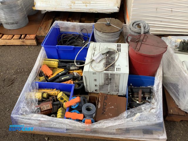 Lot 2-35764 - Skid Lot of Assorted Lift Control Systems, Air Conditioning Units, Flax Packing, and More