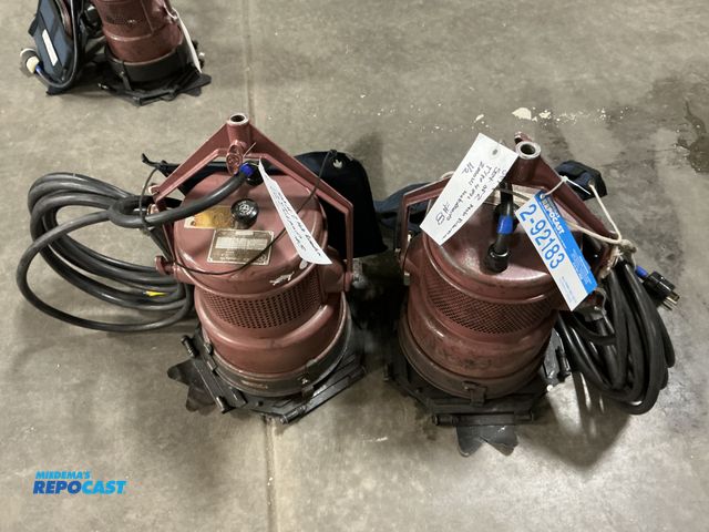 Lot 2-92183 - Two 1,000 watt Molequartz Mickey-mole type 4091 studio fixture spotlights