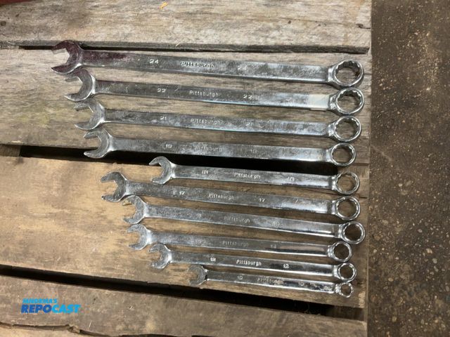 Lot 2-42872 - 10-Piece Pittsburgh Metric Wrench Set, 10,12,14,15,17,18,19,21,22, and 24mm