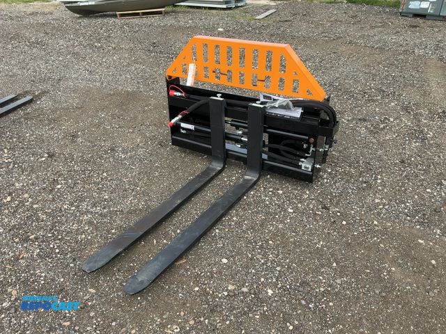 Lot 2-43757 - New Wolverine Fork Positioning Pallet Forks Skid Steer Attachment, Model PFA-11-3300G, 48" Long x 4"...