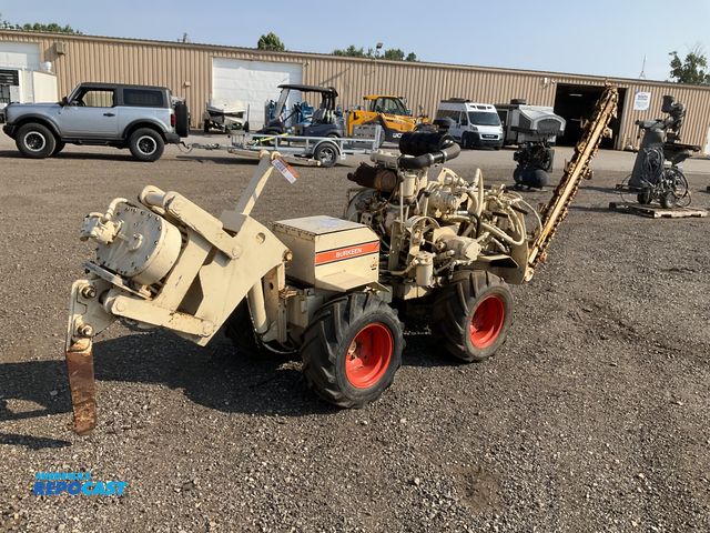 Lot 2-40448 - Burkeen DP-30 Articulated Vibratory Plow Trencher, 27hp Hatz Wisconsin 2 cylinder diesel engine, 4WD...