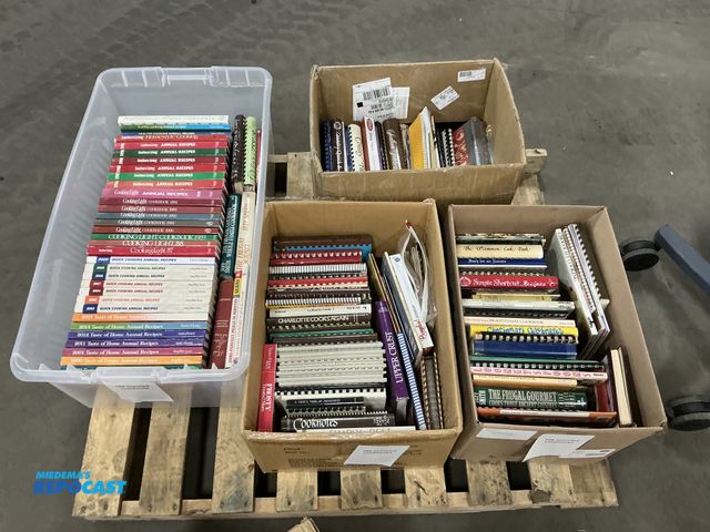Lot 2-93488 - Skid lot of Assorted Cookbooks