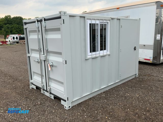 Lot 2-44668 - New 10’4” Job Site Storage Container, 10’4” x 6’ x 78-1/2” tall overall, Swing Doors on One End with...