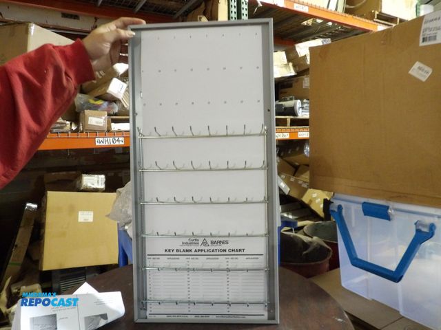 Lot 2-58248 - lot of (4) new wall mounted Key display Racks metal 26xl1e. 48 Hooks model # BD-C20530