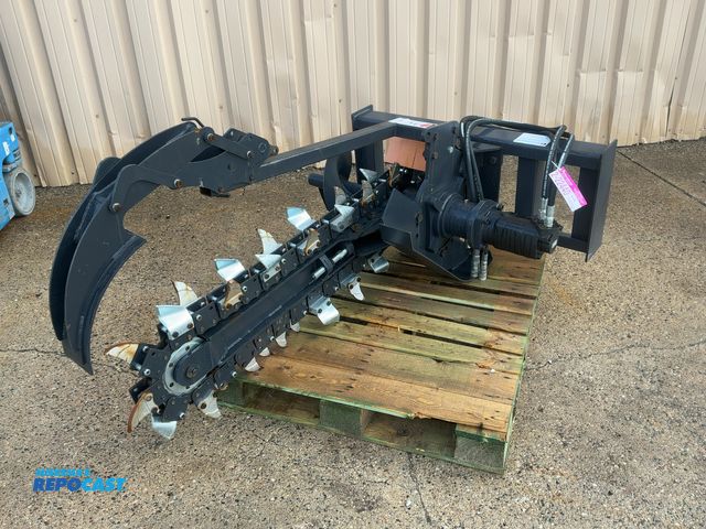Lot 2-22440 - New JCT Trencher Skid Steer Attachment, Universal Quick Attach, Approx. 36” Max Trench Depth and 8” ...