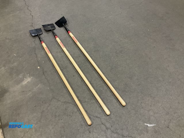 Lot 2-67871 - lot of (3) razor back scrapers