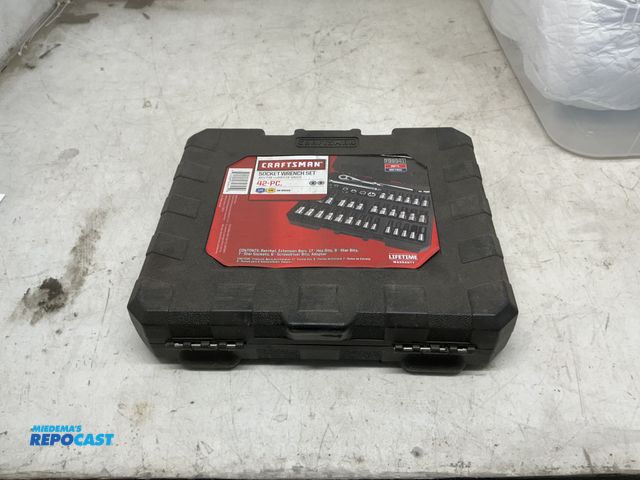 Lot 2-25937 - 42 pc Craftsman Torx Allen Hex E-torx Star Ratchet Socket Set
