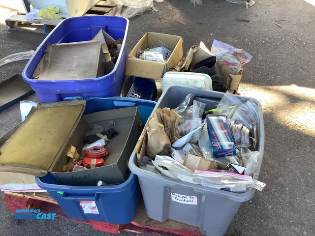 Lot 2-99096 - Skid lot of miscellaneous boat parts and equipment including light fixtures, electrical equipment, o...