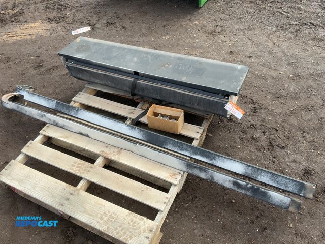 Lot 2-42436 - Used RNL Roll Up Cover for Center of Service Body, 51-3/8” wide, rails are approx. 87-1/2” long, cou...