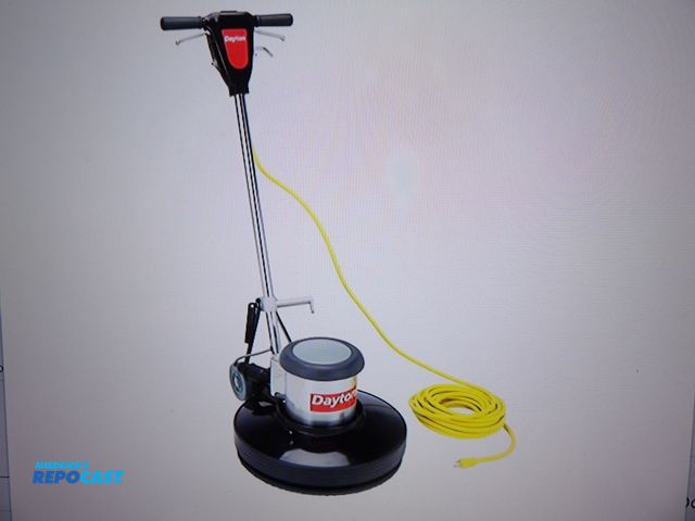 Lot 2-58350 - Dayton Floor Polisher: 20 in machine Size 175 RPM Brush Speed-MAX, 32" Handle Lg, Metal 1-1/2Hp, inc...