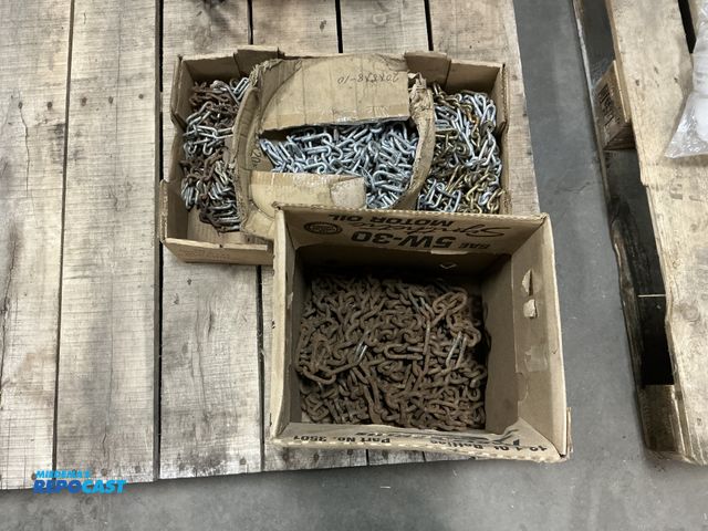 Lot 2-19626 - Various Sets of Tire Chains, Some are Rusty