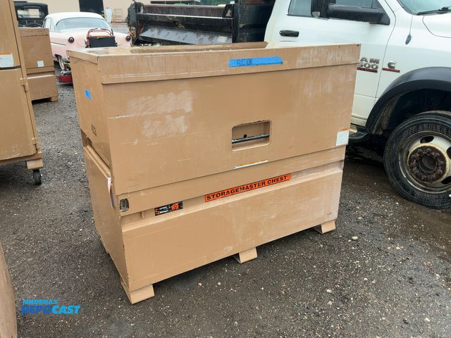 Lot 2-44748 - Used Knaack Model 89 Storagemaster Chest, Forkable, handles on both sides, approx. 61”x31”x50” tall
