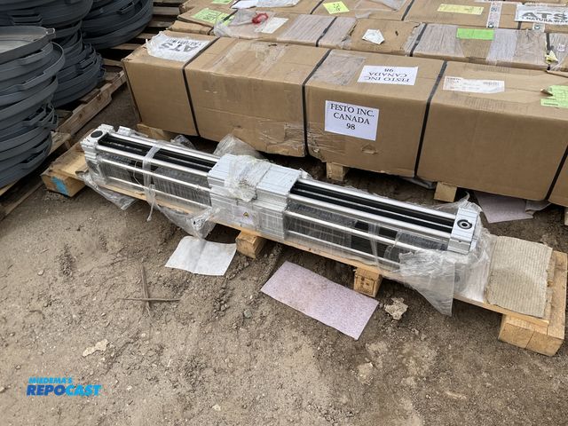 Lot 2-27984 - (5) Festo 57.5” long/5.25” wide industrial belt driven linear Acuators