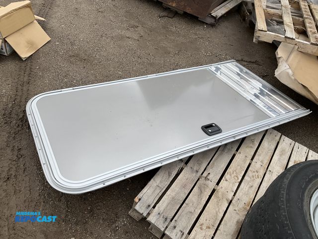 Lot 2-94869 - Metal enclosed trailer door approx. 70” x 34”