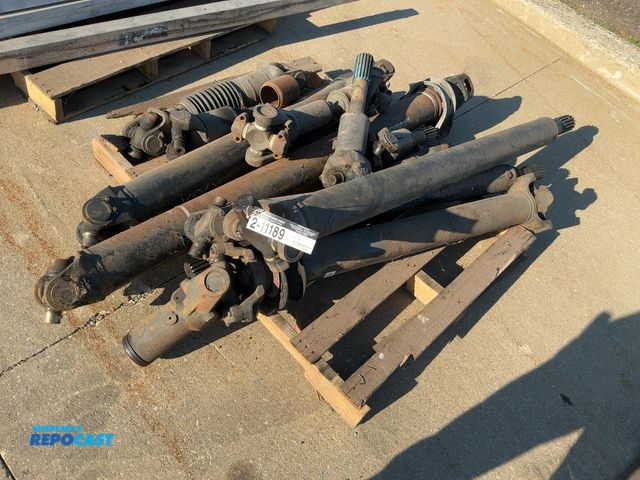 Lot 2-11189 - Skid of assorted used Semi Truck Drive Shafts