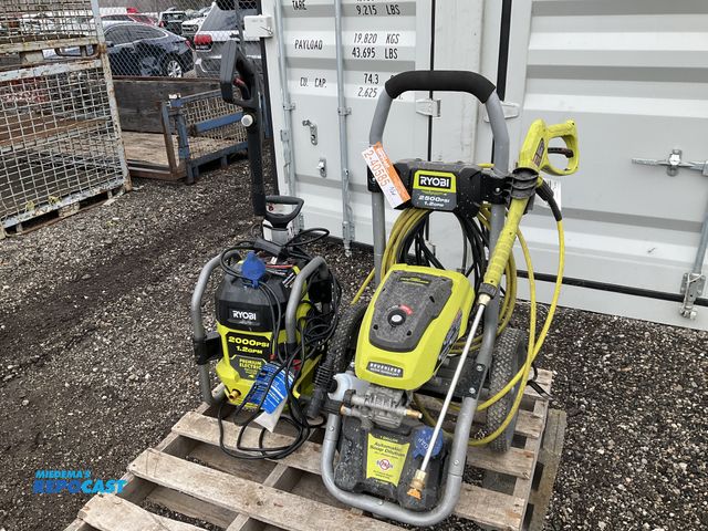 Lot 2-40585 - (2) Ryobi Power Washer Electric Powered
