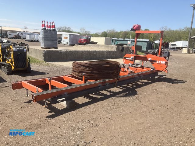 Lot 2-43801 - Wood-Mizer LT 15 Wide Sawmill with Autofeed and Log Roller, will handle logs up to 36” x 16’L, sells...