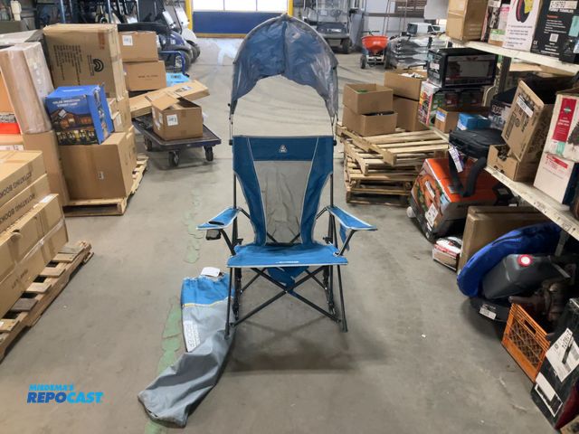 Lot 2-92648 - GCI Sunshade Rocker Camping Chair