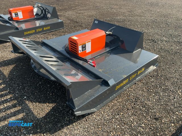Lot 2-40641 - New Wolverine 72” Brush Cutter Skid Steer Attachment, 15-20 GPM, Universal Quick Attach, 820 lbs, Mo...