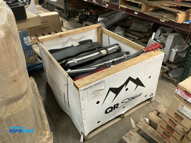Lot 2-76878 - Lot of various musical instruments including guitars, trumpets, and more