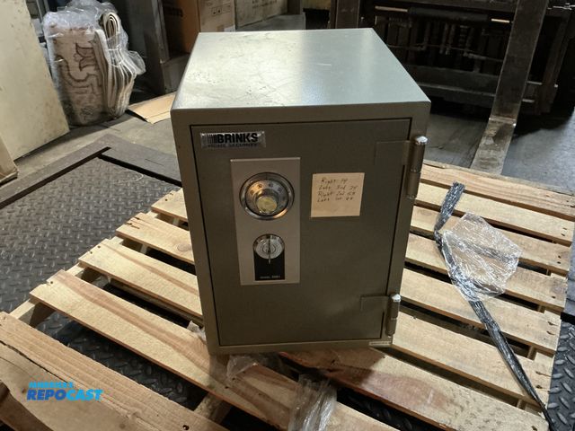 Lot 2-93378 - Brinks Home Security Safe Model: 5081 Approximately 19” x 15” x 13”