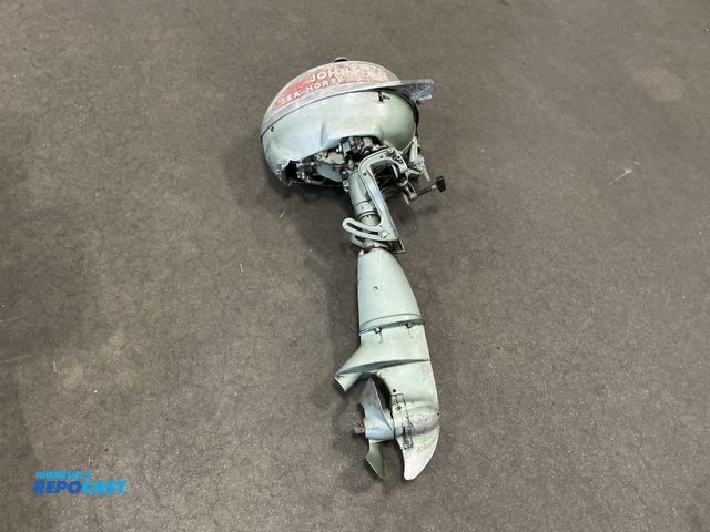 Lot 2-99281 - 1940's johnson seal horse TD-20 5Hp boat motor, twin cylinder